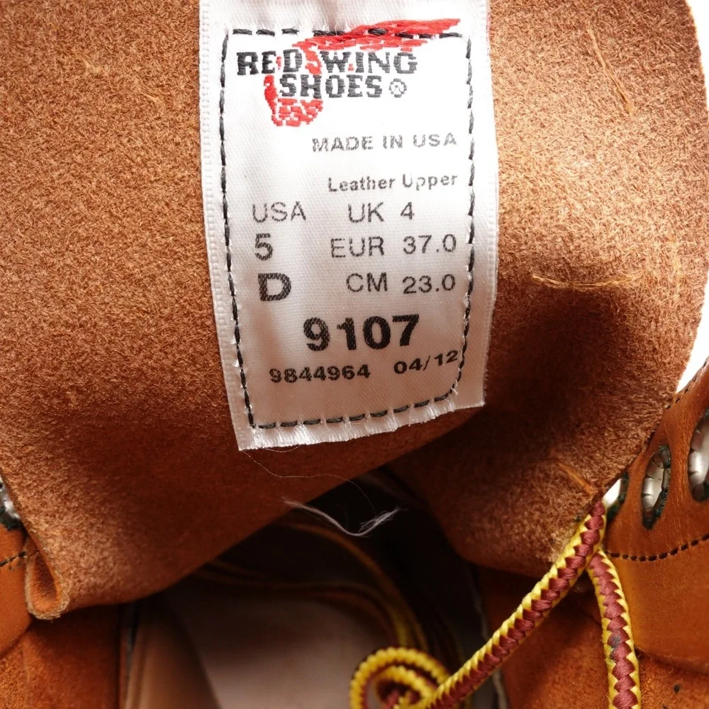 NEW Red Wing 9107 Heritage Work 6